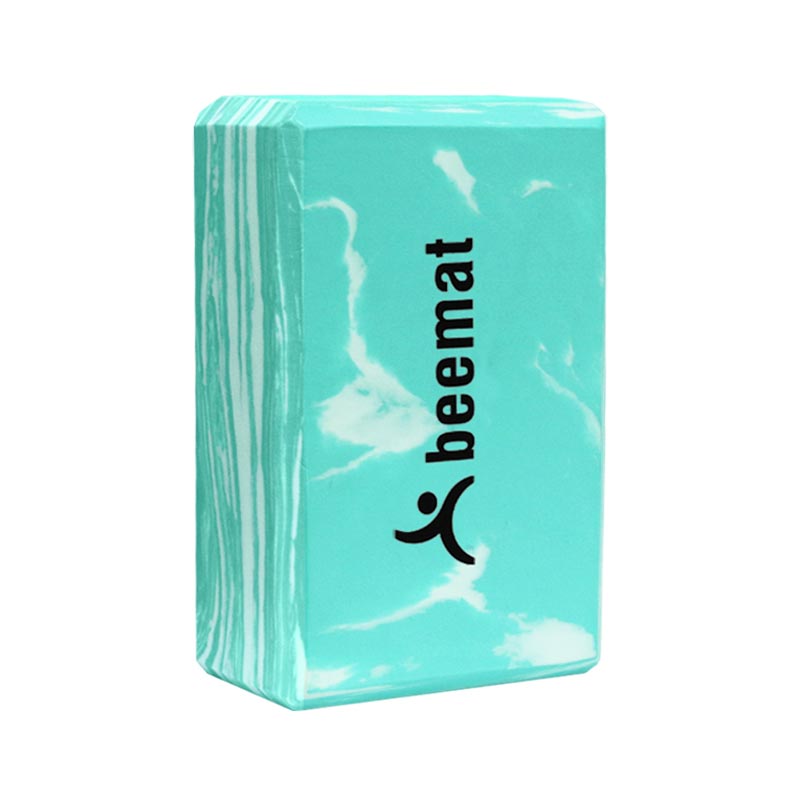 Beemat Marbleized Yoga Block