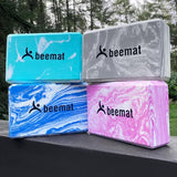 Beemat Marbleized Yoga Block
