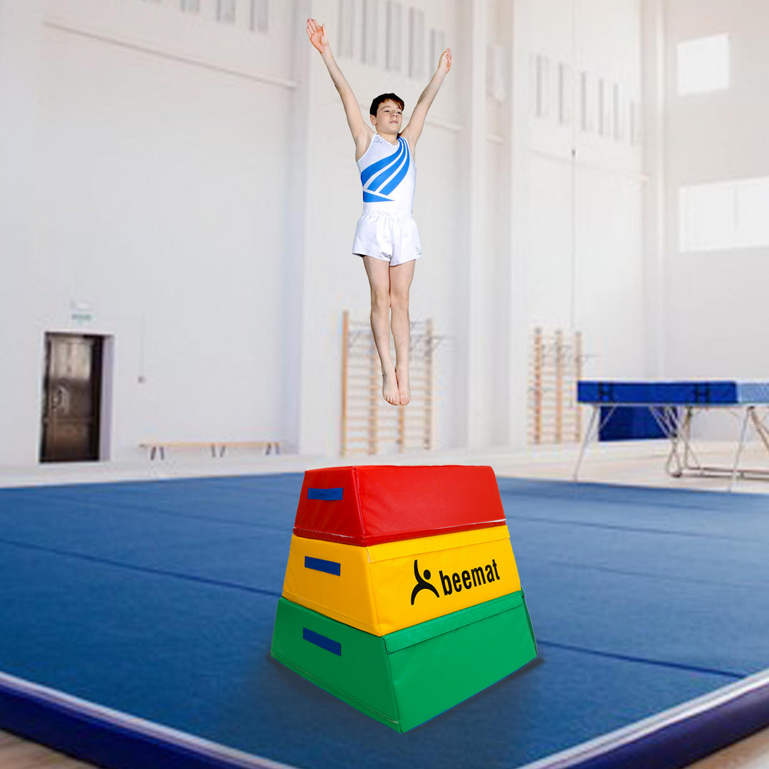 Valuting Box Beemat Gymnastic Foam 3-Section Vaulting Boxes